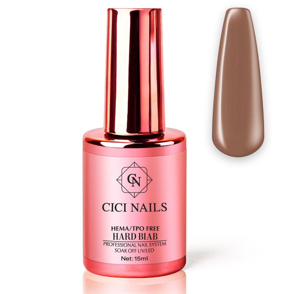 hard biab chocolate cake čokoladni gradivni gel lak za nokte 8 ml cici nails