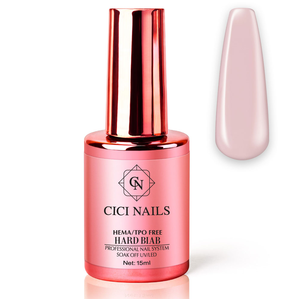 hard biab rose boomer 15ml gradivni gel lak u roza nijansi cici nails