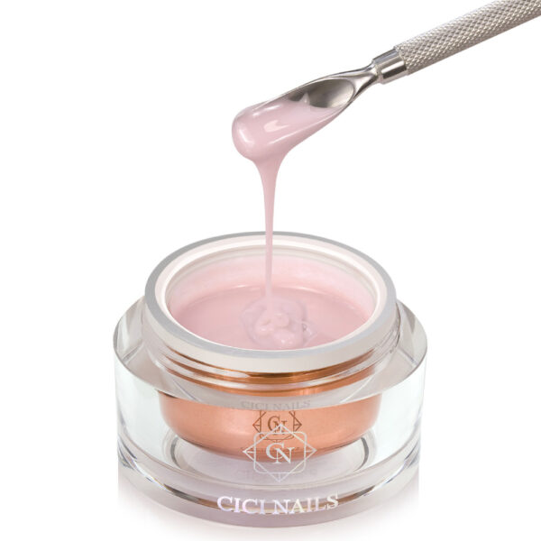 level up strawberry milk gradivni gel u mliječno nude nijansi gradivnog gela cici nails