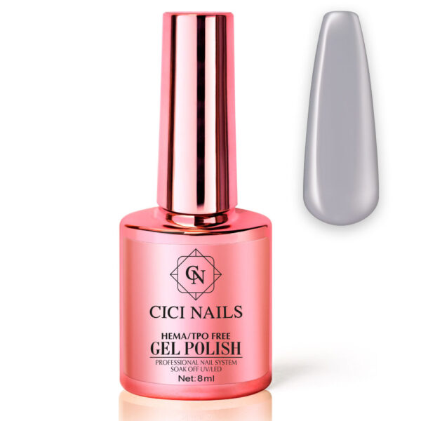 317 light gray 8ml nježni svijetlosivi trajni lak cici nails