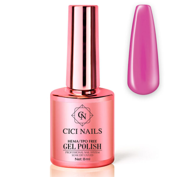 341 nix 8ml živo ružičasta glam nijansa cici nails trajni lak