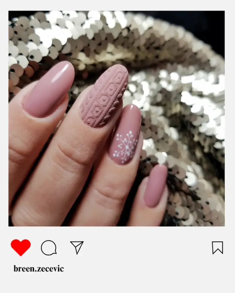 pulover nokti božićni cici nails