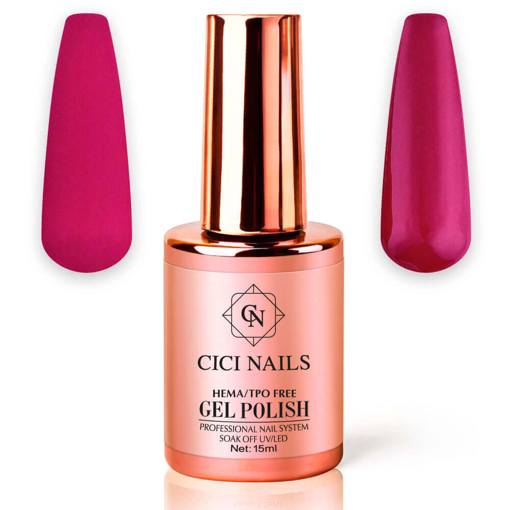 velvet kisses fuchsia fire 267 trajni lak Cici Nails