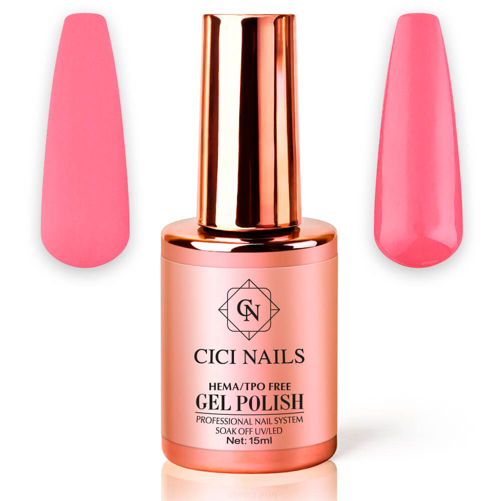 265 sunset sorbet 15 ml trajni lak u koraljno narančastoj nijansi s toplim podtonom Cici Nails