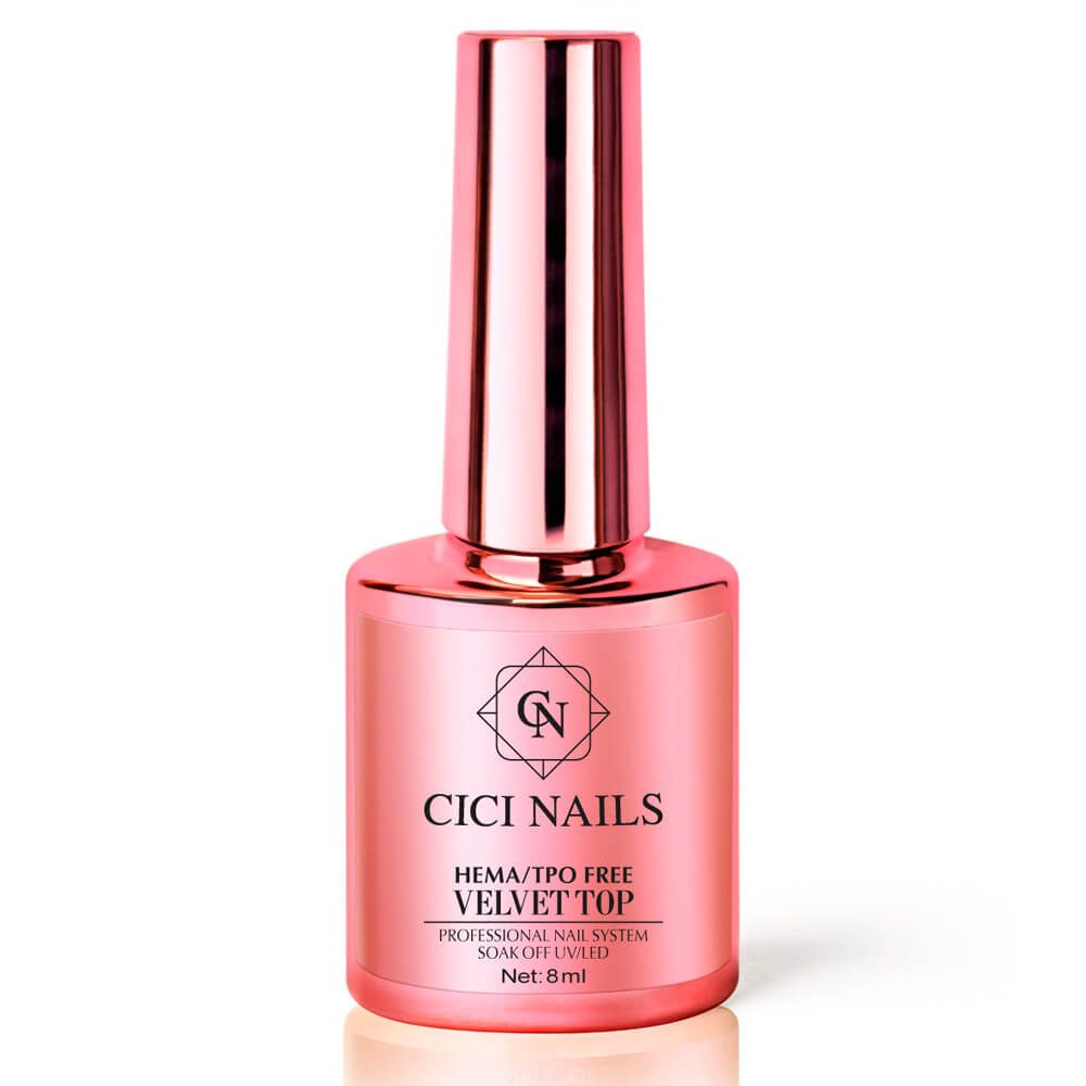 velvet top 8ml završni mat sjaj za nokte cici nails