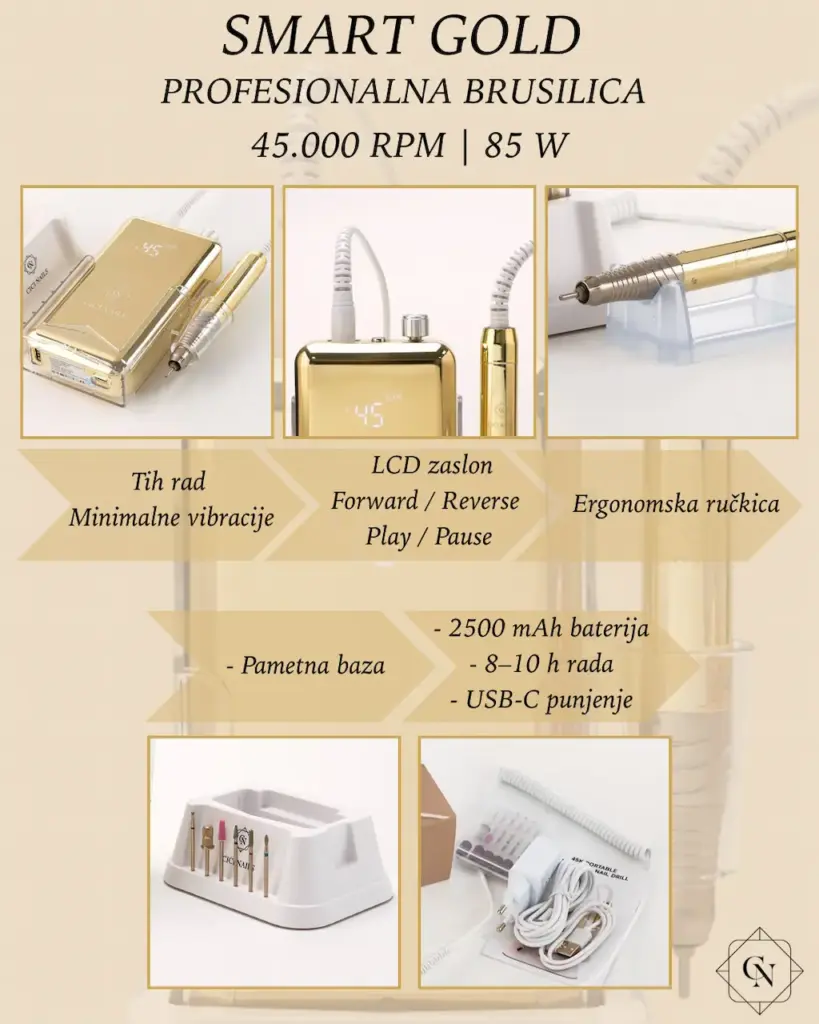 profesionalna brusilica smart gold cici nails